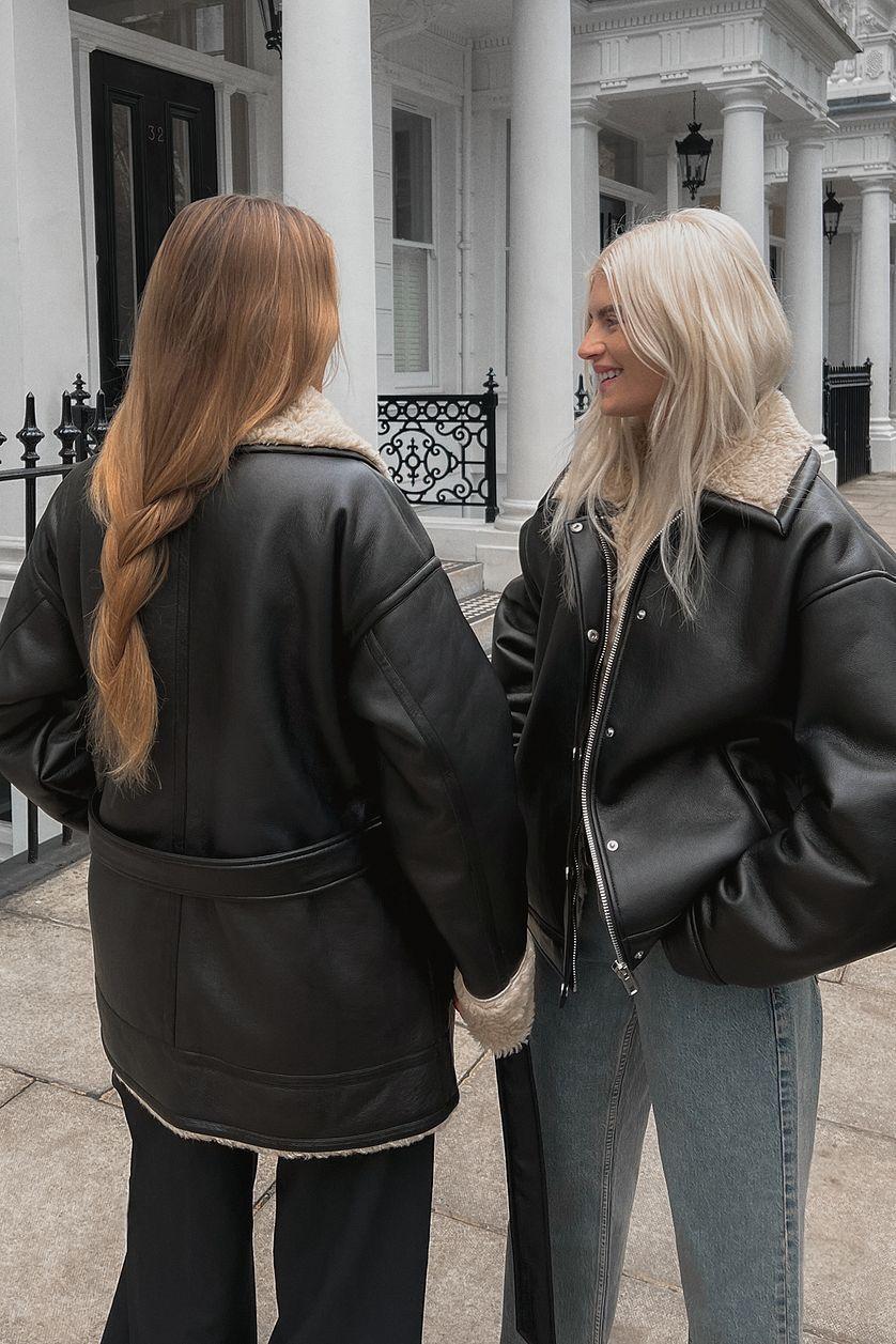 Vintage Look Pu Bonded Jacket Product Image