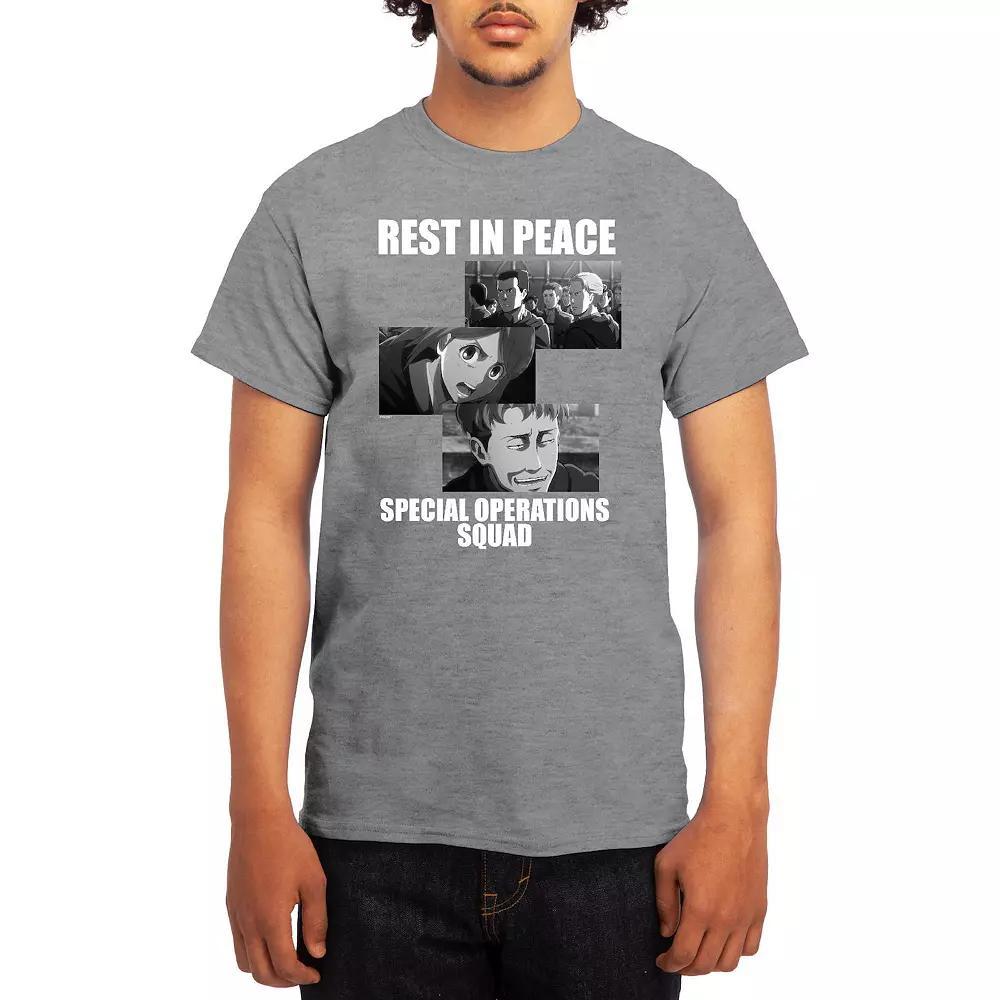 Mens Attack on Titan Rest in Peace Squad Tee Product Image