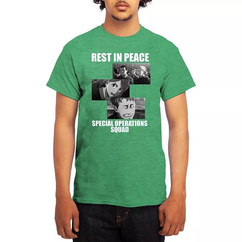 Mens Attack on Titan Rest in Peace Squad Tee Product Image