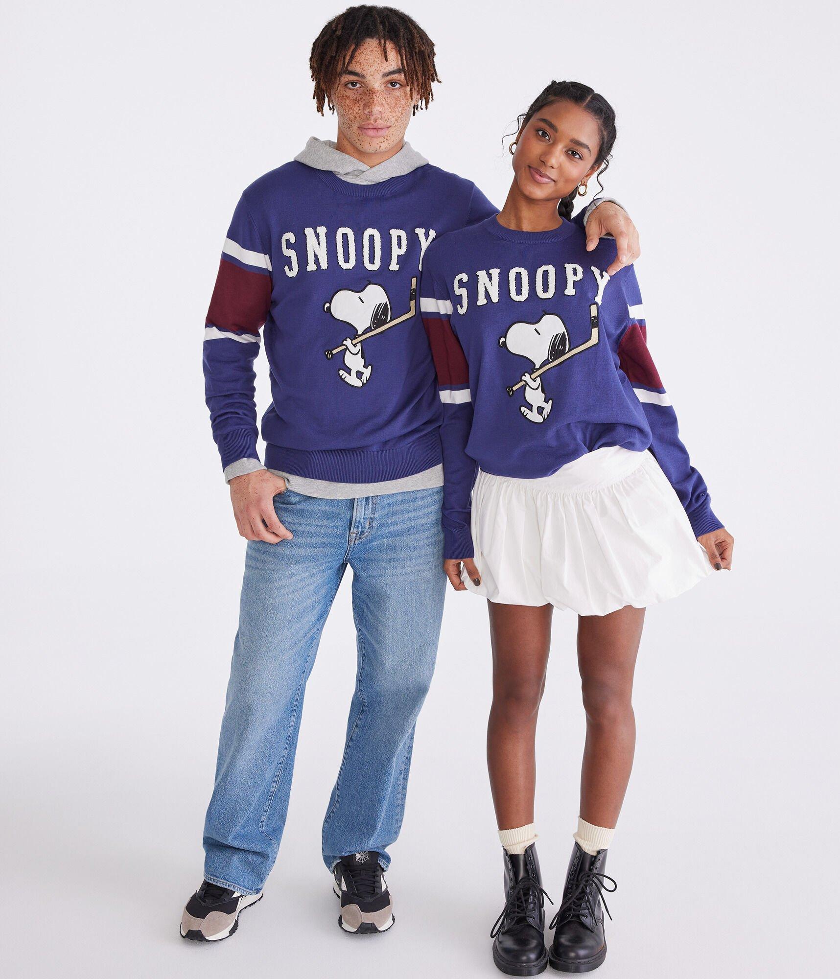 Peanuts® | Aéropostale Snoopy Hockey Crew Sweater Product Image