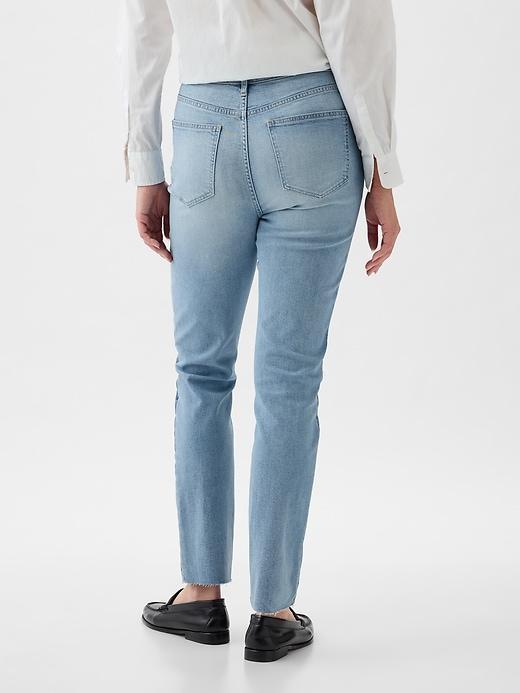 High Rise Vintage Slim Jeans Product Image