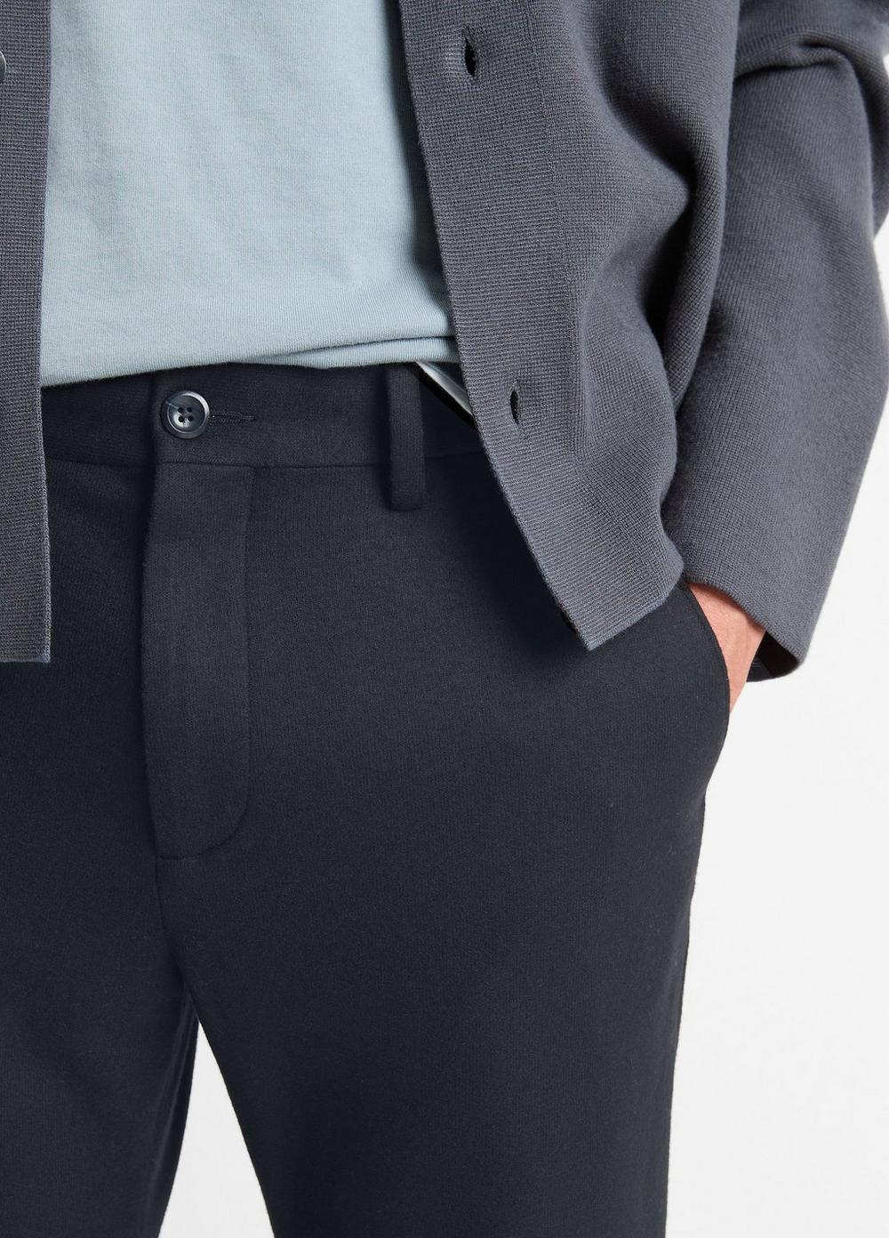 Mens Italian Wool-Blend Trouser, Black, Size 29 Vince Product Image