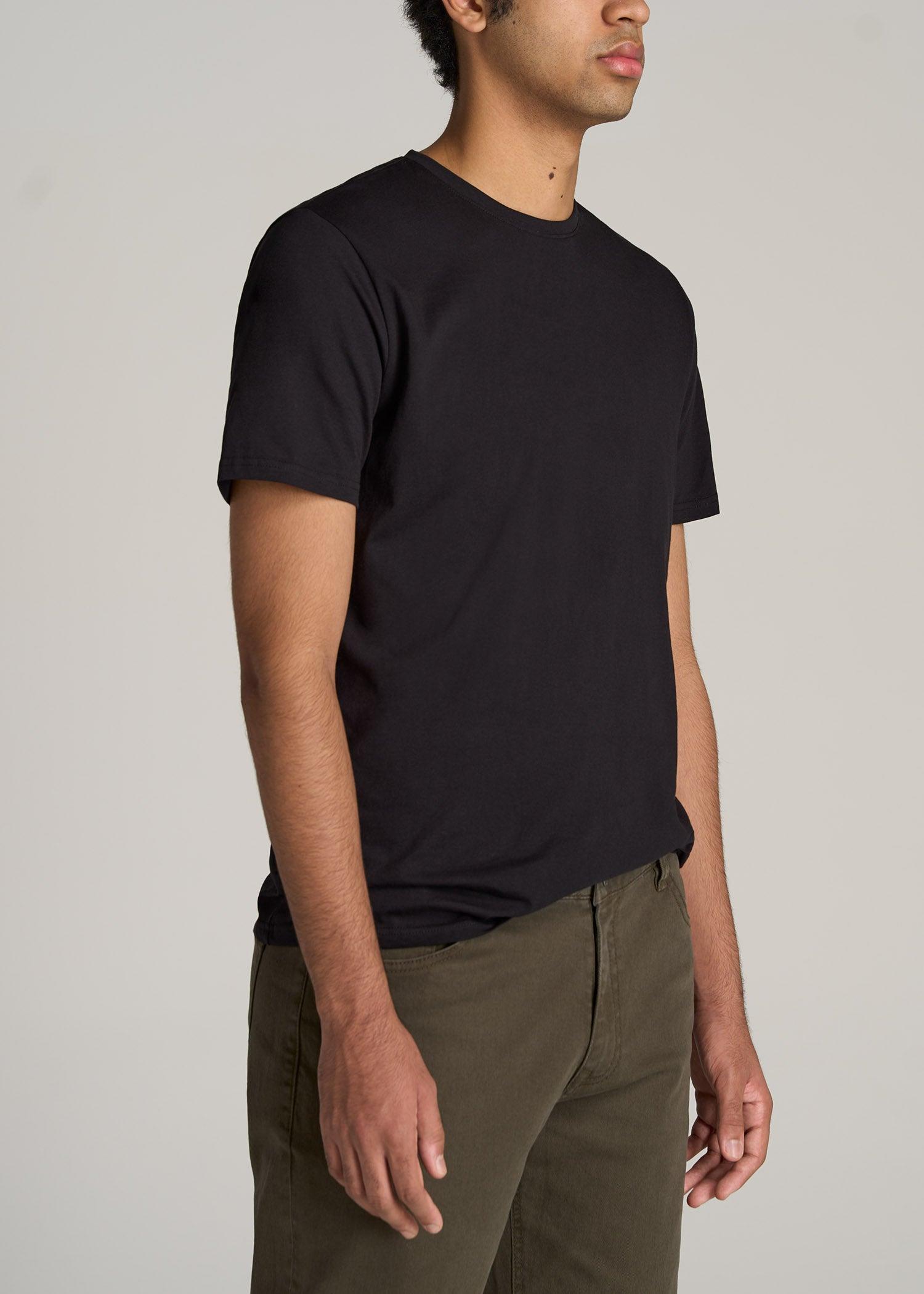The Everyday REGULAR-FIT Crewneck Tall Men's T-Shirt in Black Product Image