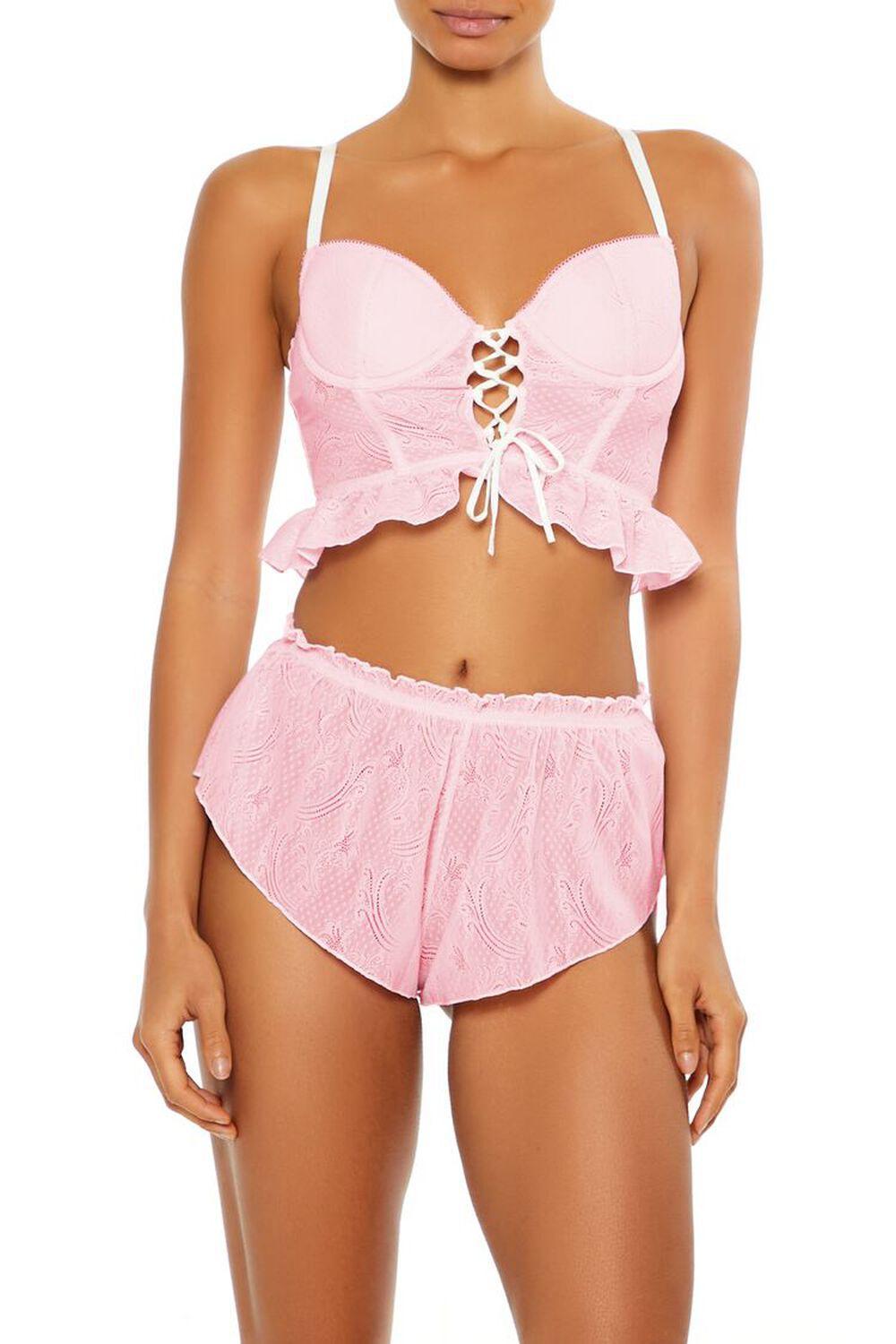 Ruffle Mid-Rise Shortie Panties | Forever 21 Product Image