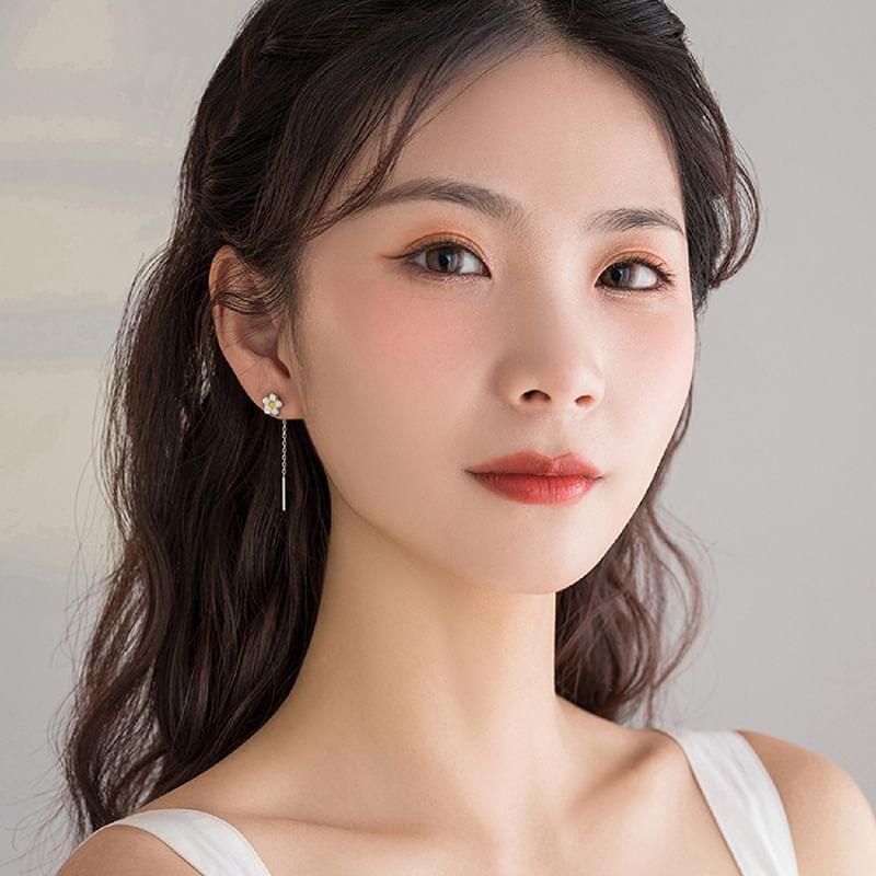 Floral Threader Earring Product Image