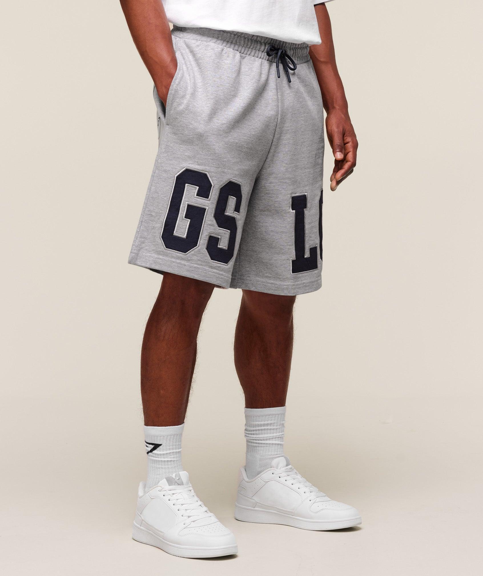 Gymshark GSLC 9" Short - Light Grey Core Marl Male Product Image