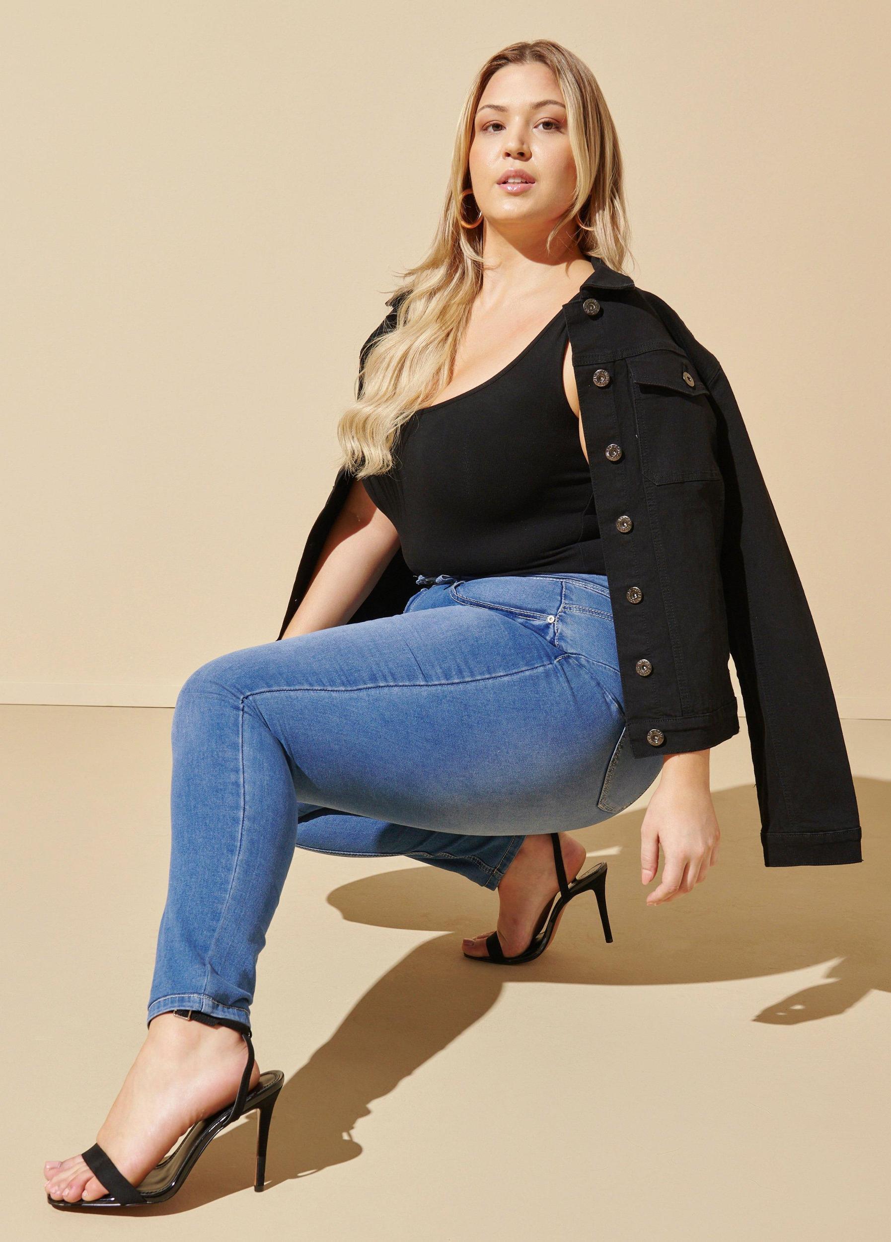 Fearless Medium Wash Skinny Jeans Product Image