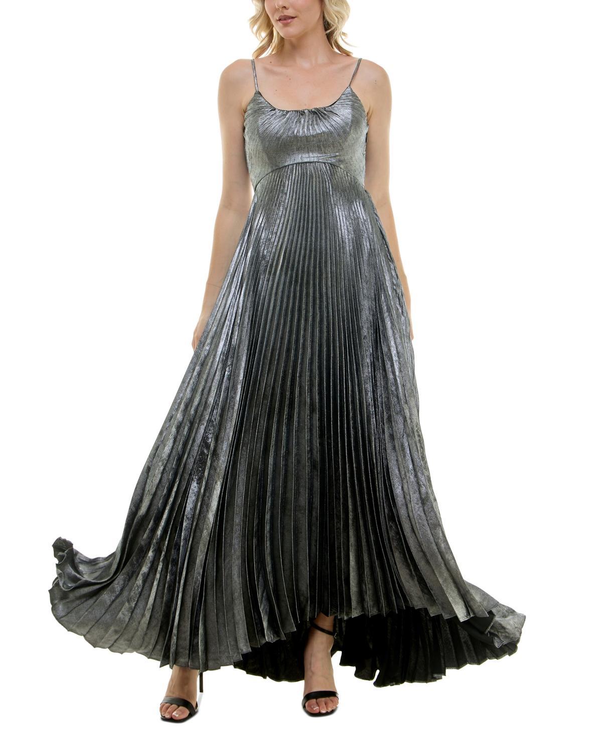 Women's Taylor Dress Long Spaghetti Strap Pleated Dress, Size: 10, Light Pastel Pink Product Image