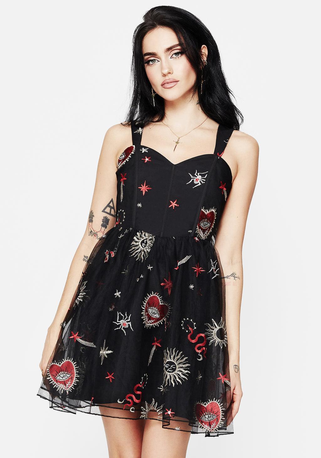 Bloodlust Cami Corset Mini Dress Product Image