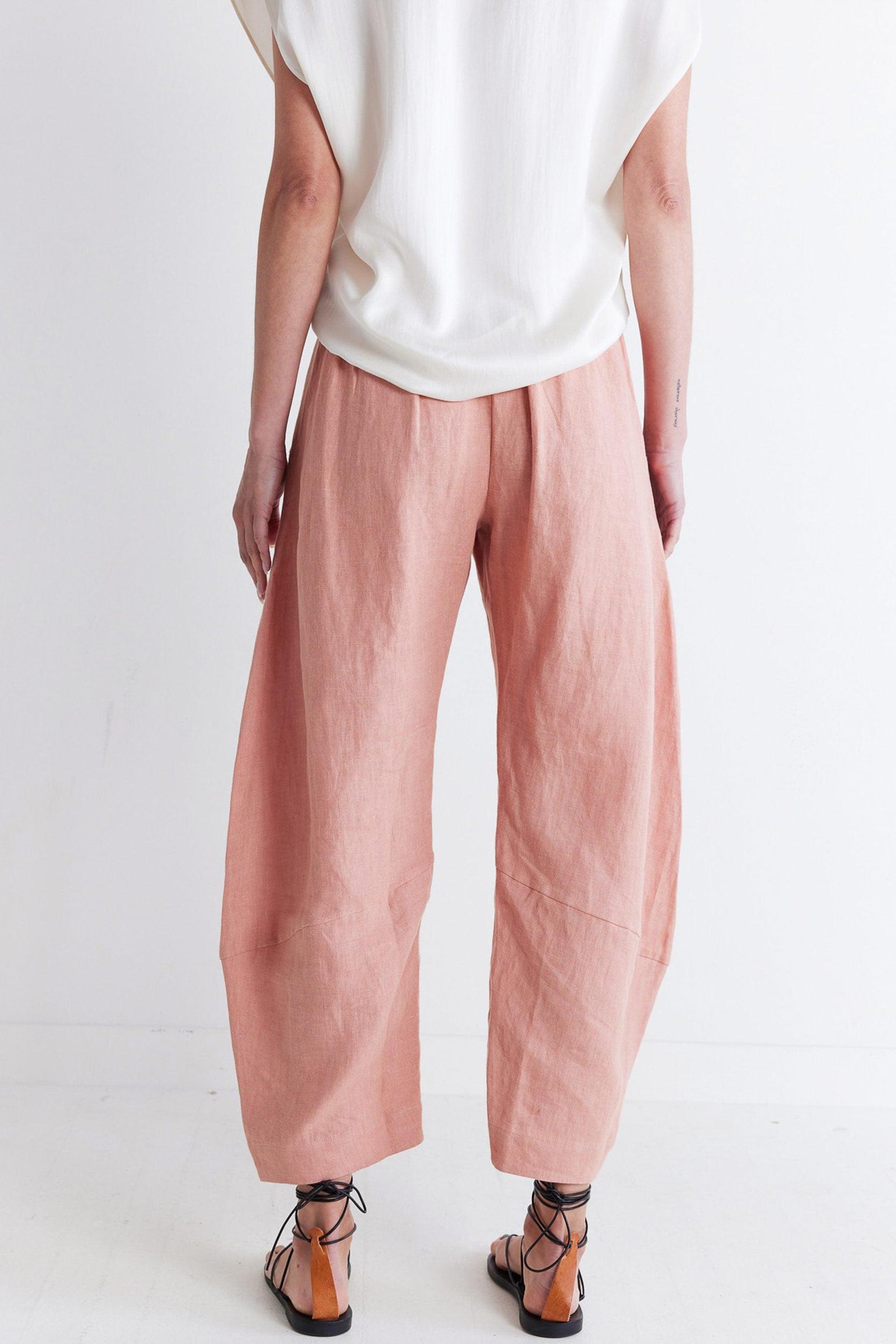 The Uptown Loose Linen Pants Product Image