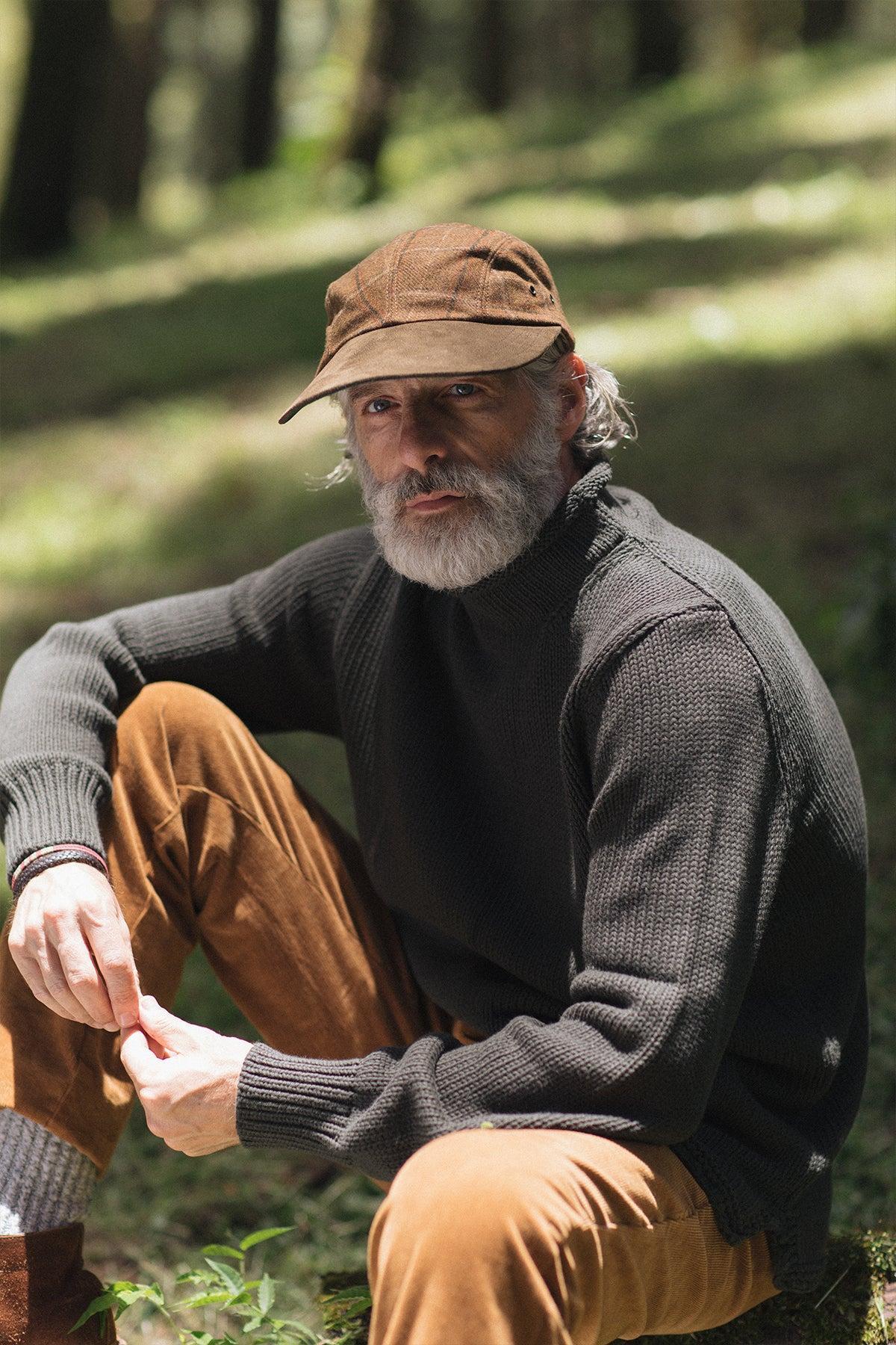 Fisherman's Sweater in Olive Product Image
