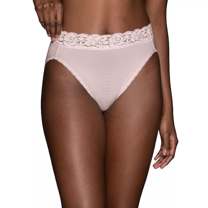 Womens Vanity Fair Lingerie Flattering Lace Hi-Cut Panty 13280 Product Image