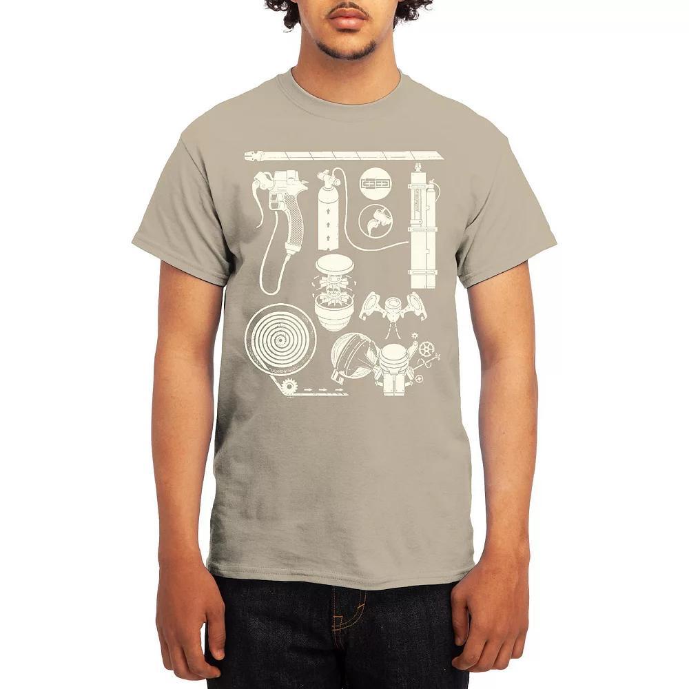 Men's Attack on Titan Weapon Blueprint Sketch Tee, Boy's, Size: Medium Product Image