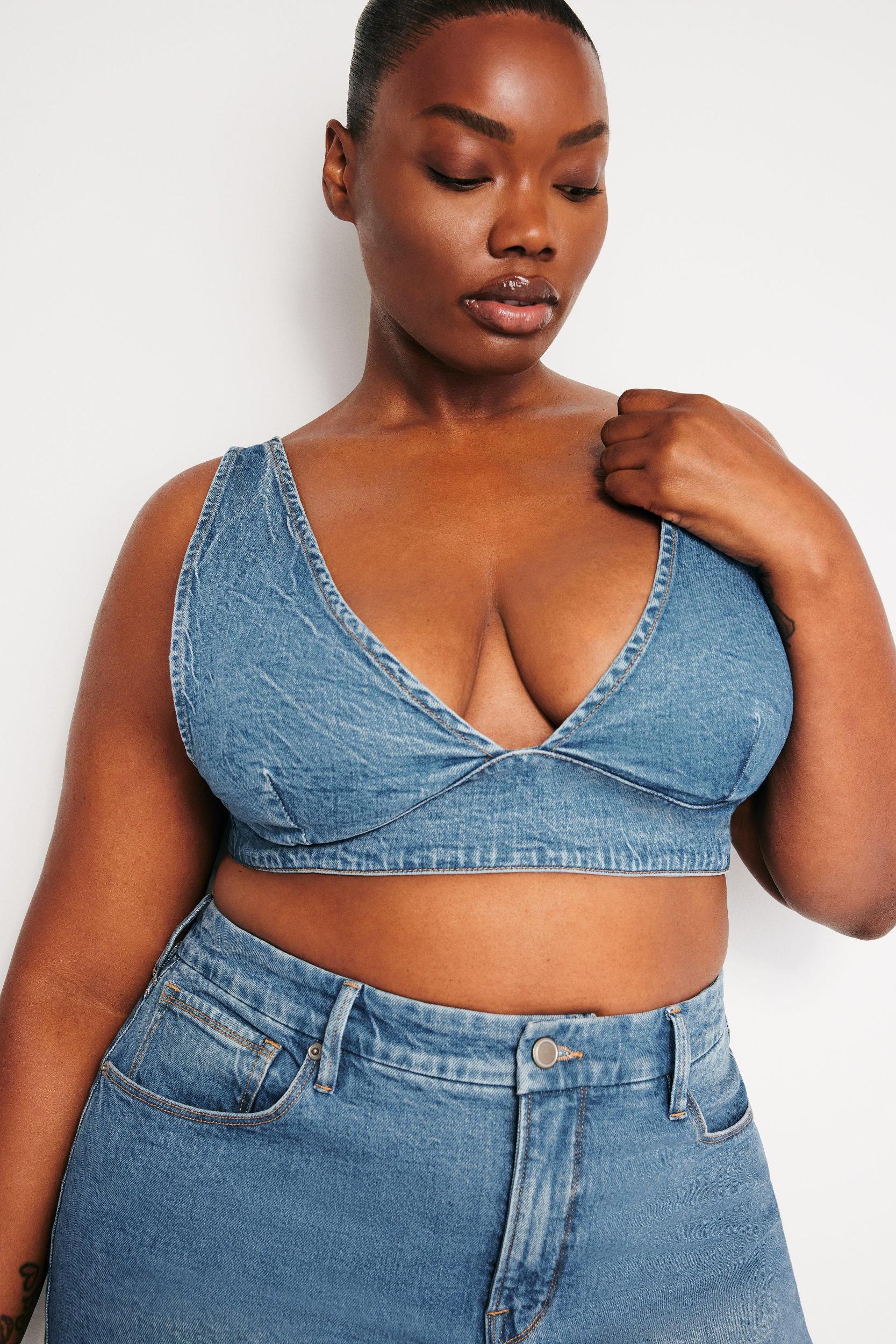 DENIM BRA TOP | INDIGO599 Product Image