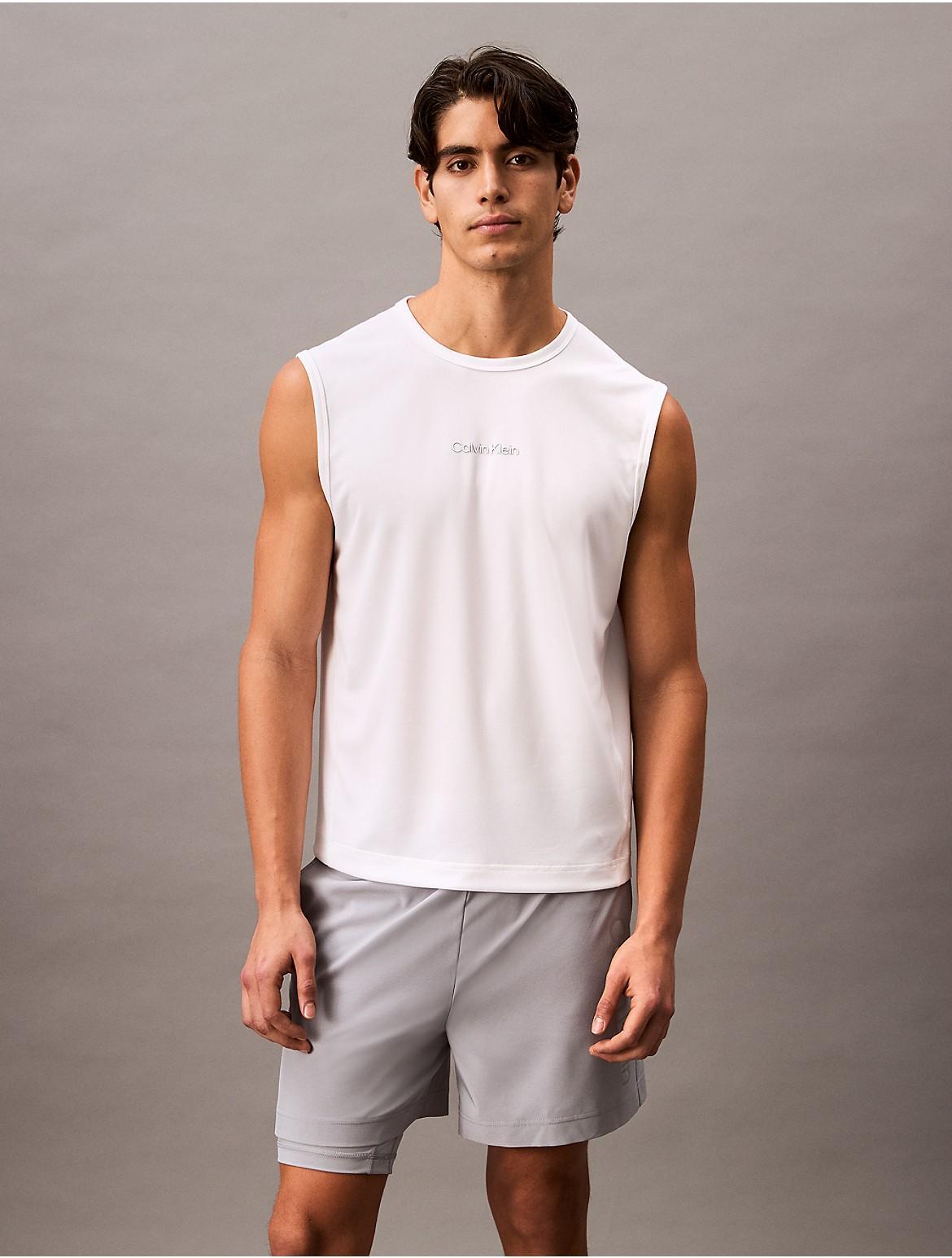 Calvin Klein Men's Modern Sport Tank Top - Red - L Product Image