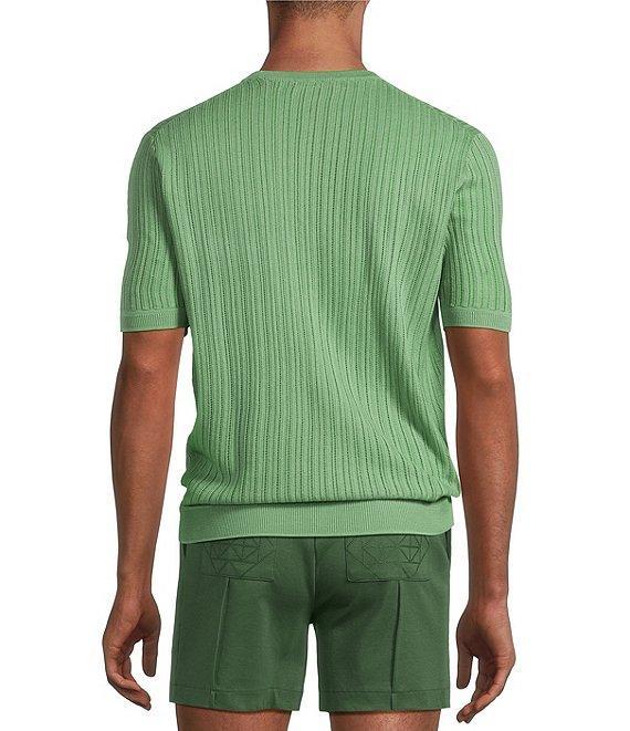 Murano From The Garden Collection Textured Knit Short Sleeve T-Shirt Product Image
