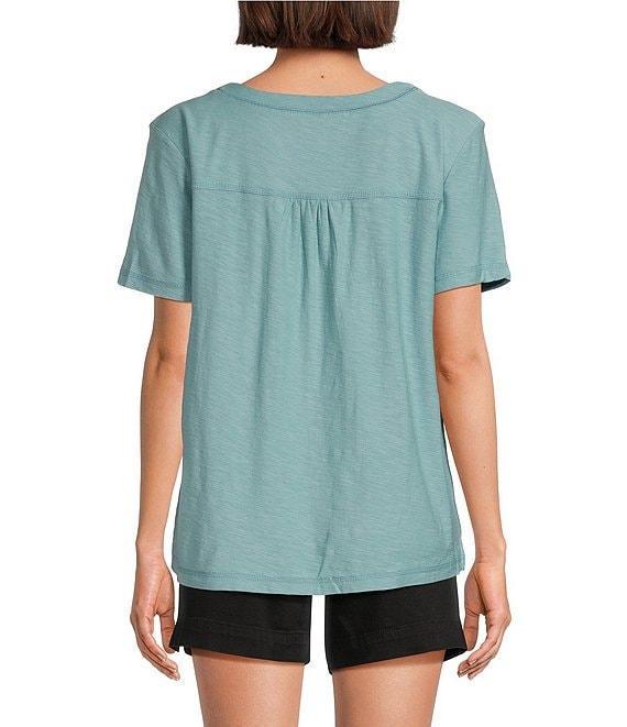 Westbound Short Sleeve V-Neck Top Product Image