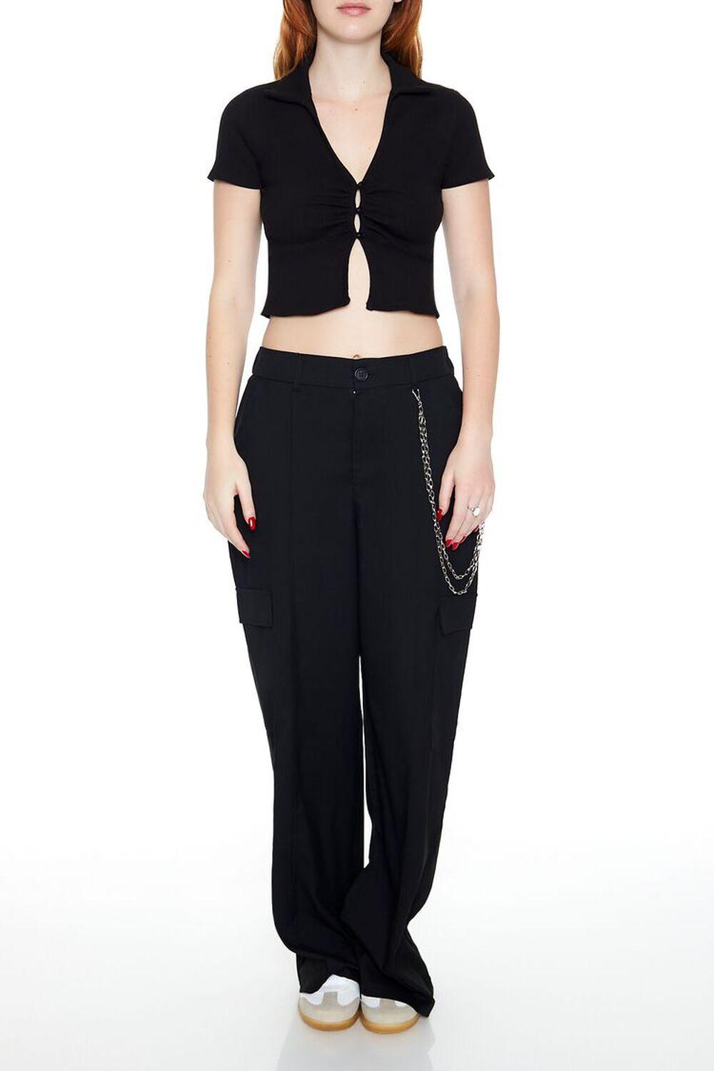 Split-Hem Crop Top | Forever 21 Product Image