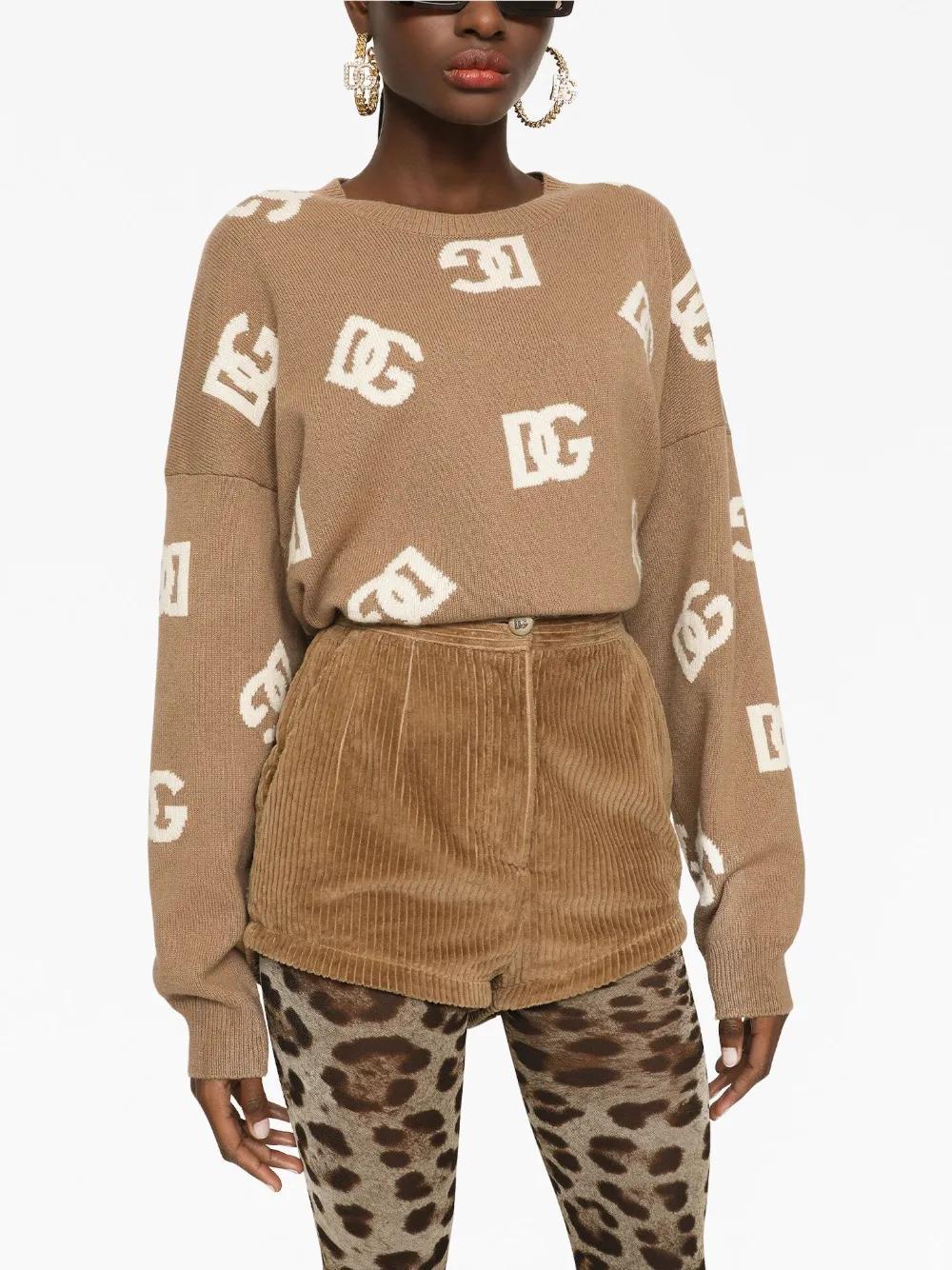 DG monogram virgin wool jumper Product Image