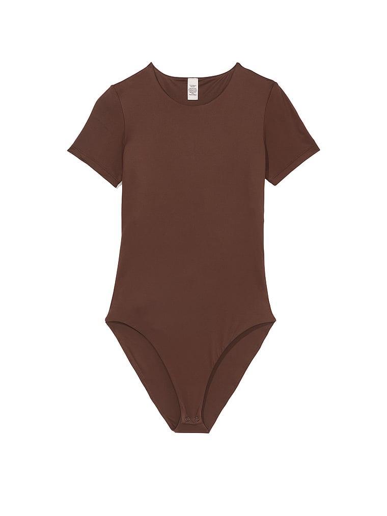 BODYWEAR by Victoria with FeatherSoft™ Innovation Short-Sleeve Bodysuit Product Image