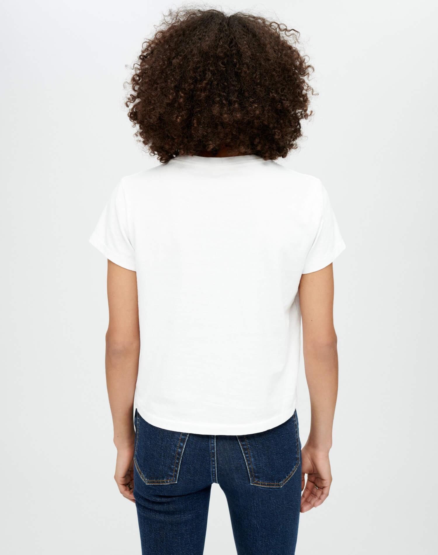 Hanes Classic Tee - Optic White Female Product Image