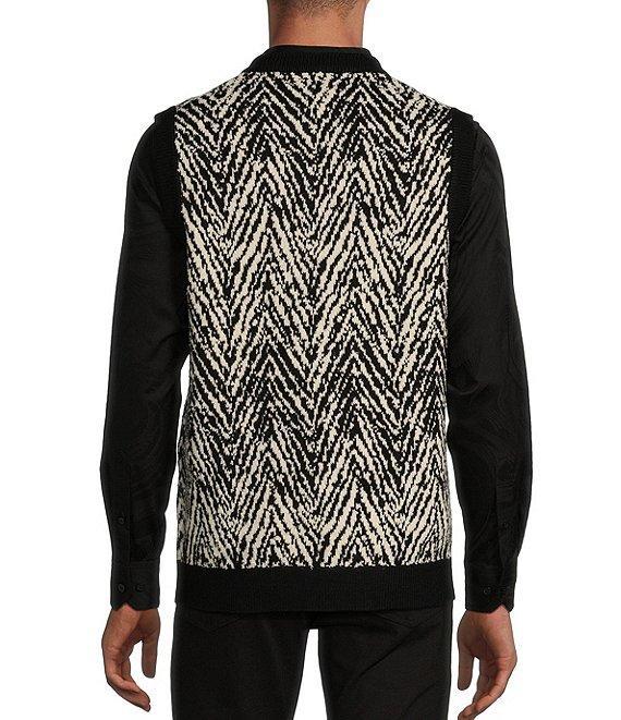 Murano Inflorescence Collection Oversized Textured Sleeveless Sweater Vest Product Image
