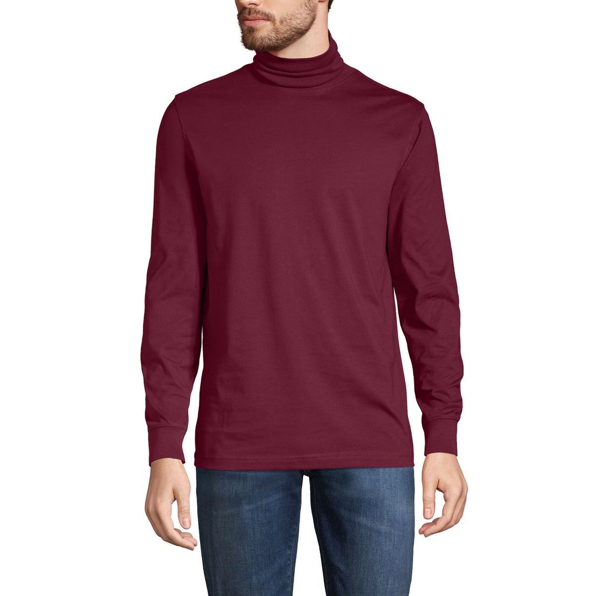 Big & Tall Lands End Super-T Turtleneck, Mens Product Image