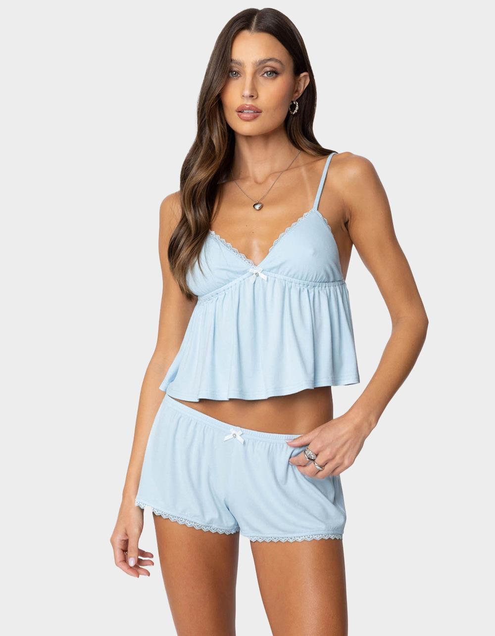 EDIKTED Buffy Babydoll Tank Top Product Image