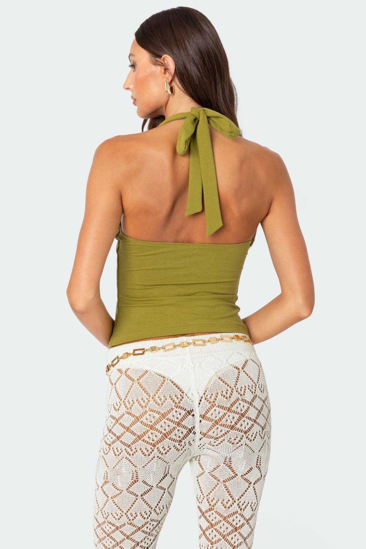 Poet Cinched Halter Top Product Image