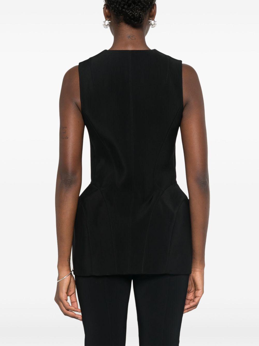 corseted pierced vest Product Image