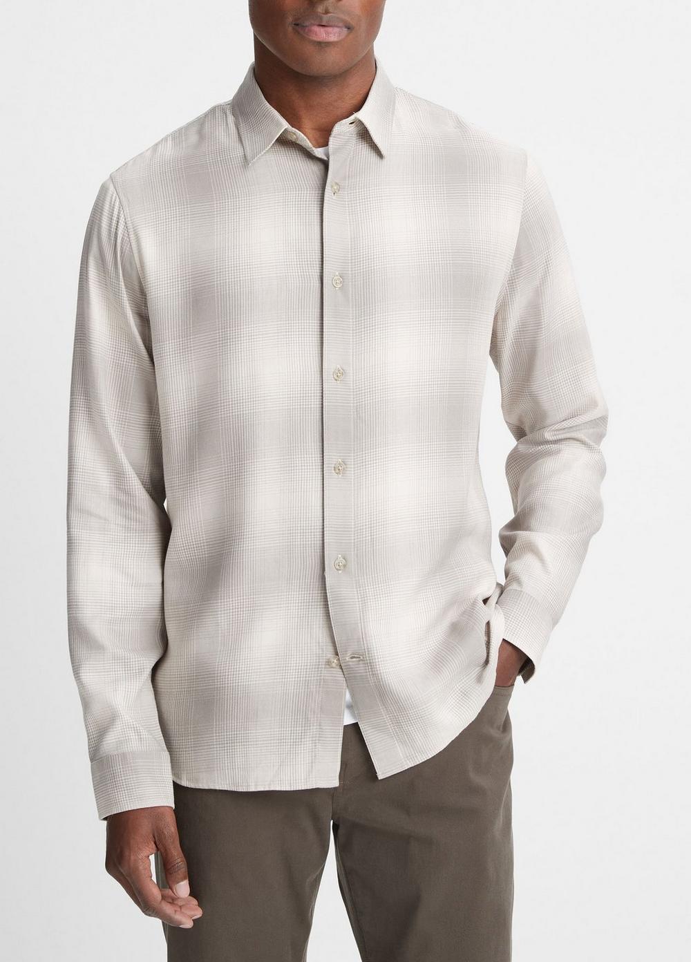 Forest Shadow Plaid Shirt Product Image