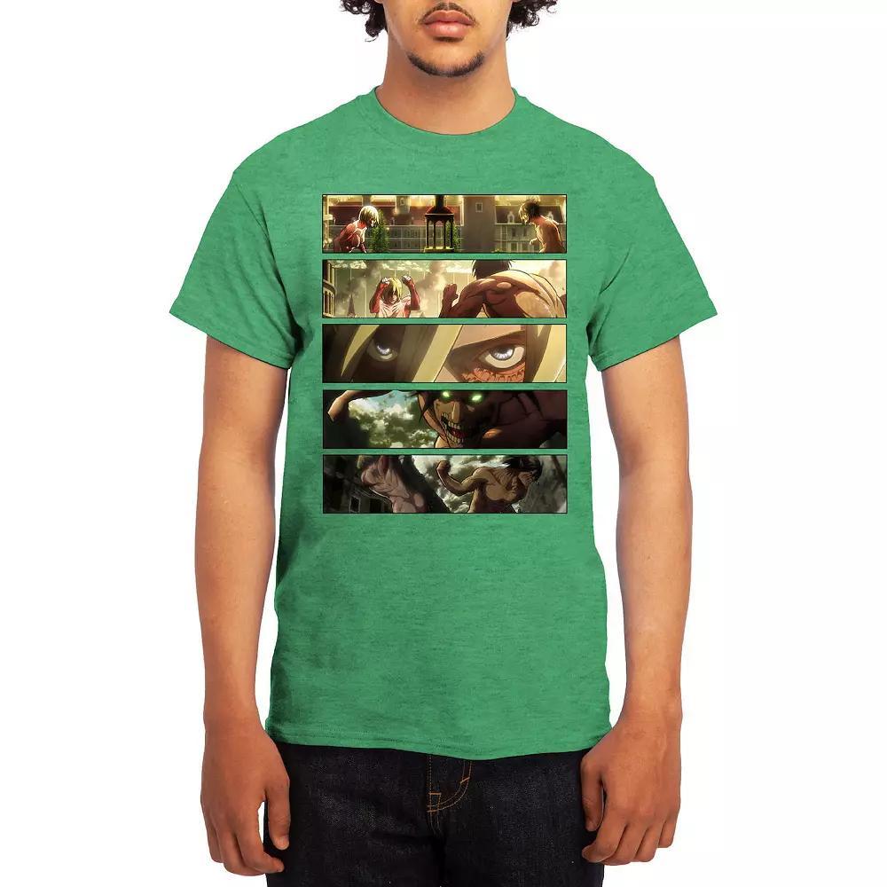 Mens Attack on Titan Battle Titans Full Color Graphic Tee Product Image