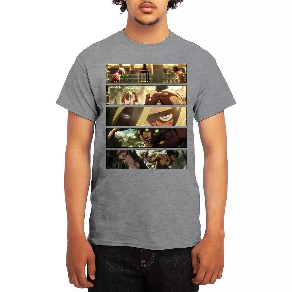 Mens Attack on Titan Battle Titans Full Color Graphic Tee Product Image