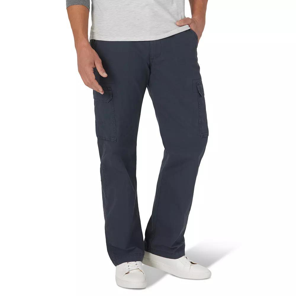 Big & Tall Wrangler Relaxed-Fit Ripstop Cargo Pants, Men's, Size: 44X30, Blue Product Image