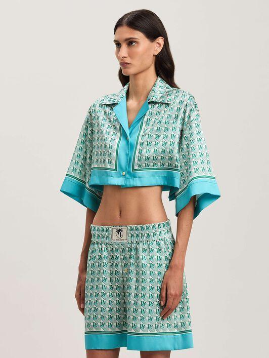 PA DIAMONDS CROP SHIRT Product Image