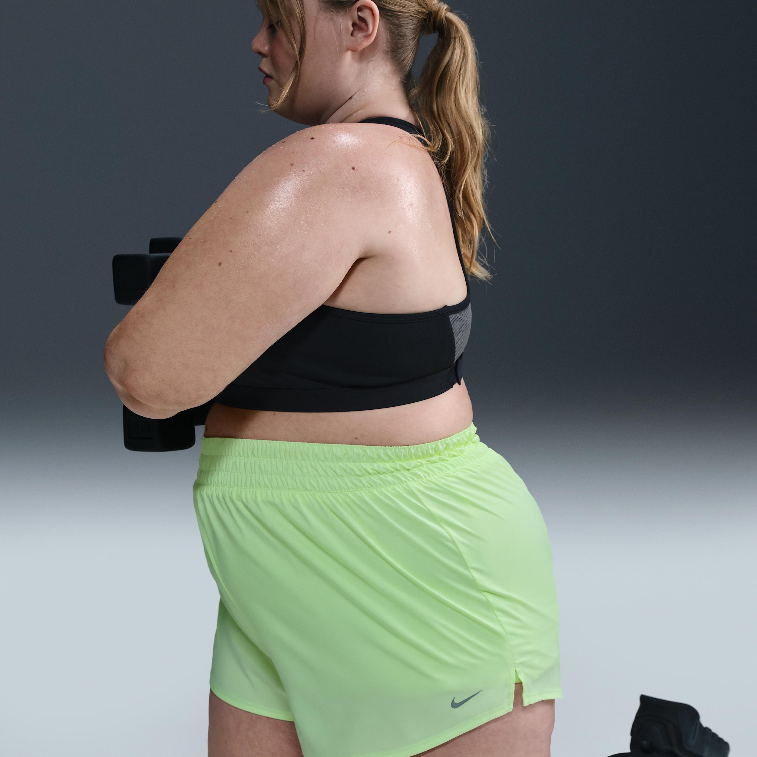 Nike Women's Dri-FIT One High-Waisted 3" 2-in-1 Shorts (Plus Size) Product Image