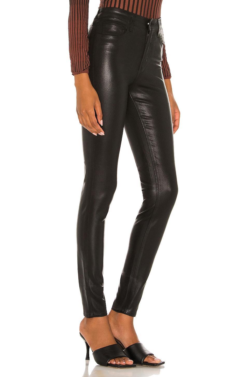 Marguerite Coated Modal Denim High-Rise Skinny Jeans Product Image