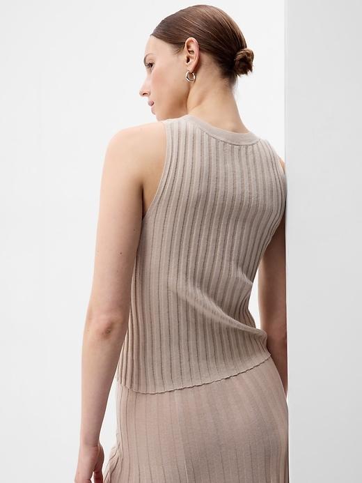 Rib Sweater Tank Top Product Image