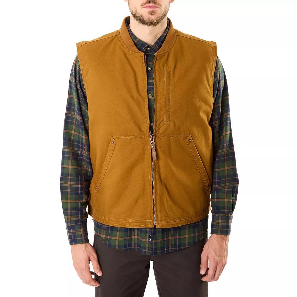 Mens Smiths Workwear Sherpa-Lined Duck Canvas Work Vest Product Image
