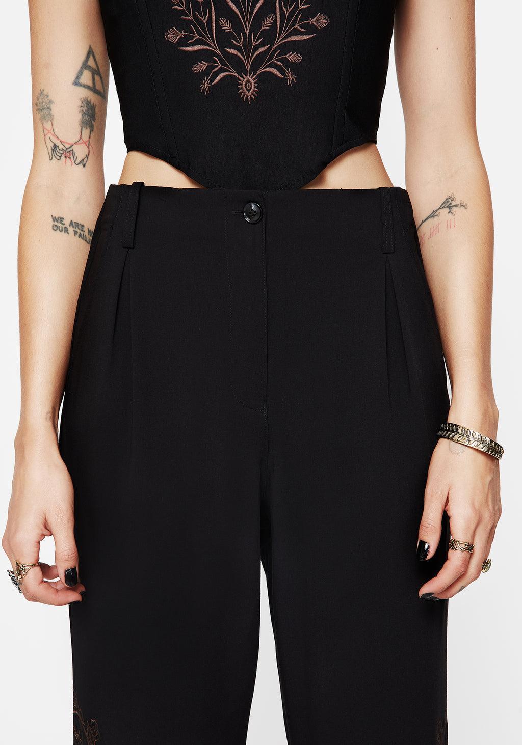 Renita Embroidered Tapered Tailored Trouser Product Image