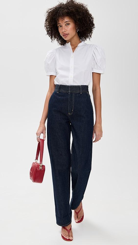 FRAME The Gathered Top | Shopbop Product Image
