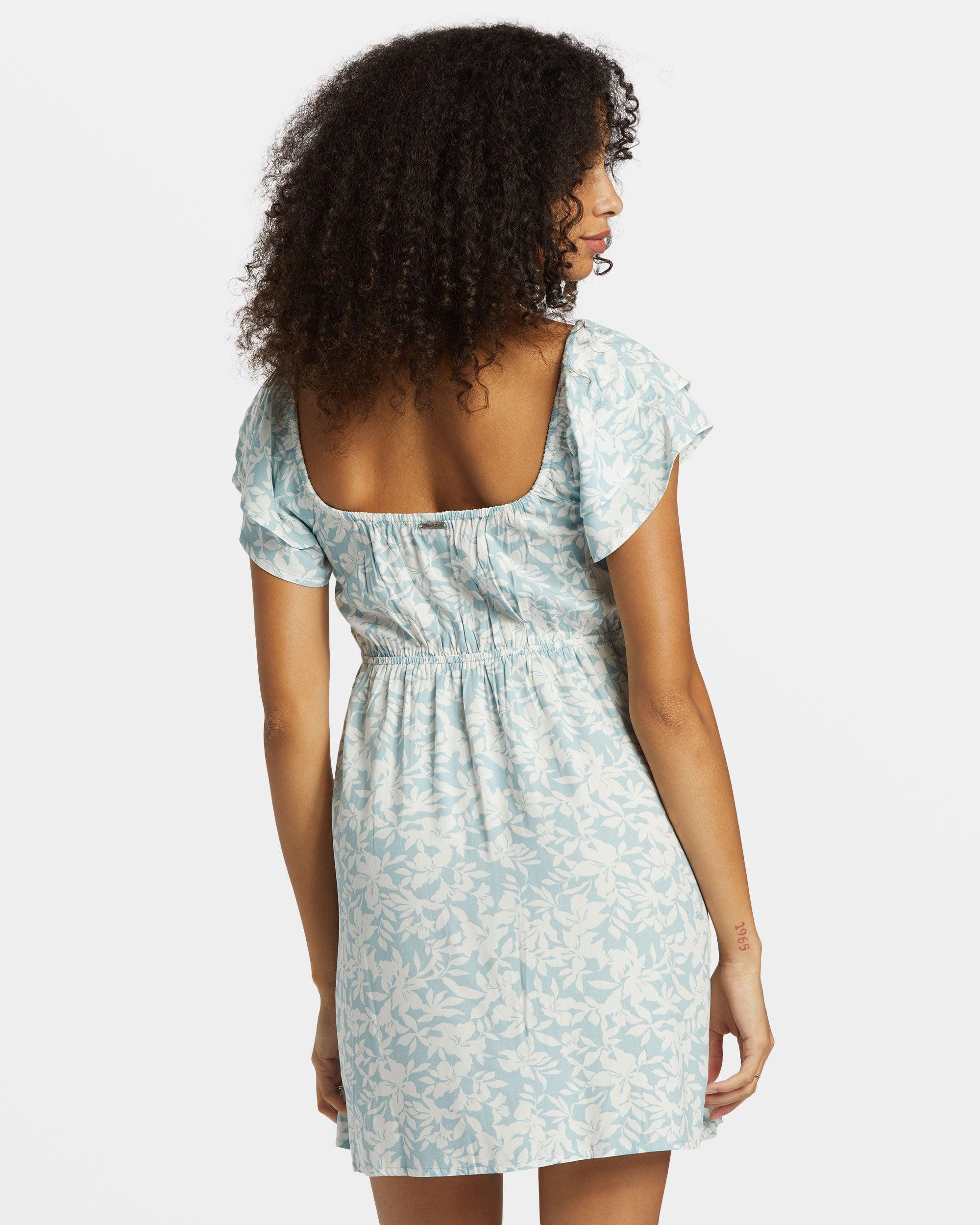 Enchant Me Mini Dress - Dusk Blue Female Product Image