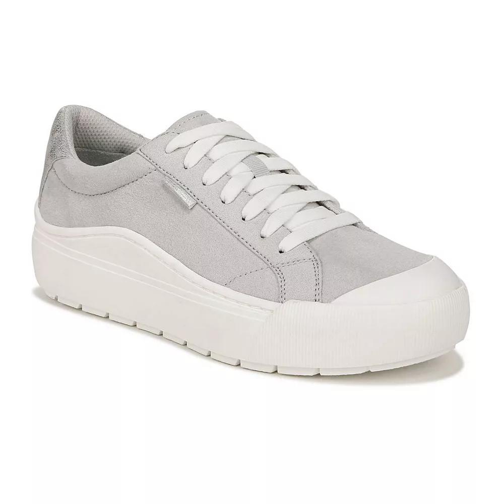 Dr. Scholl's Time Off Women's Platform Sneakers, Size: 6.5, Vapor Gray White Product Image