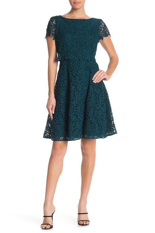 Womens Floral Lace Dress Product Image