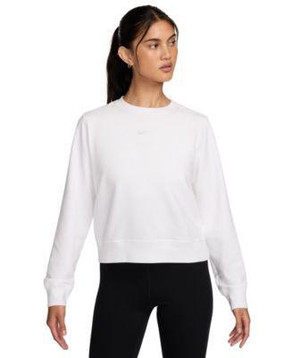 Nike Women's Dri-FIT One Crew-Neck French Terry Sweatshirt Product Image