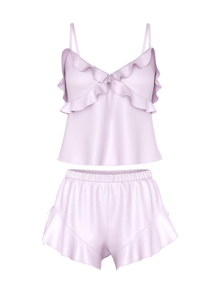 Silky Flutter Ruffled Cami & Shorts Set Product Image