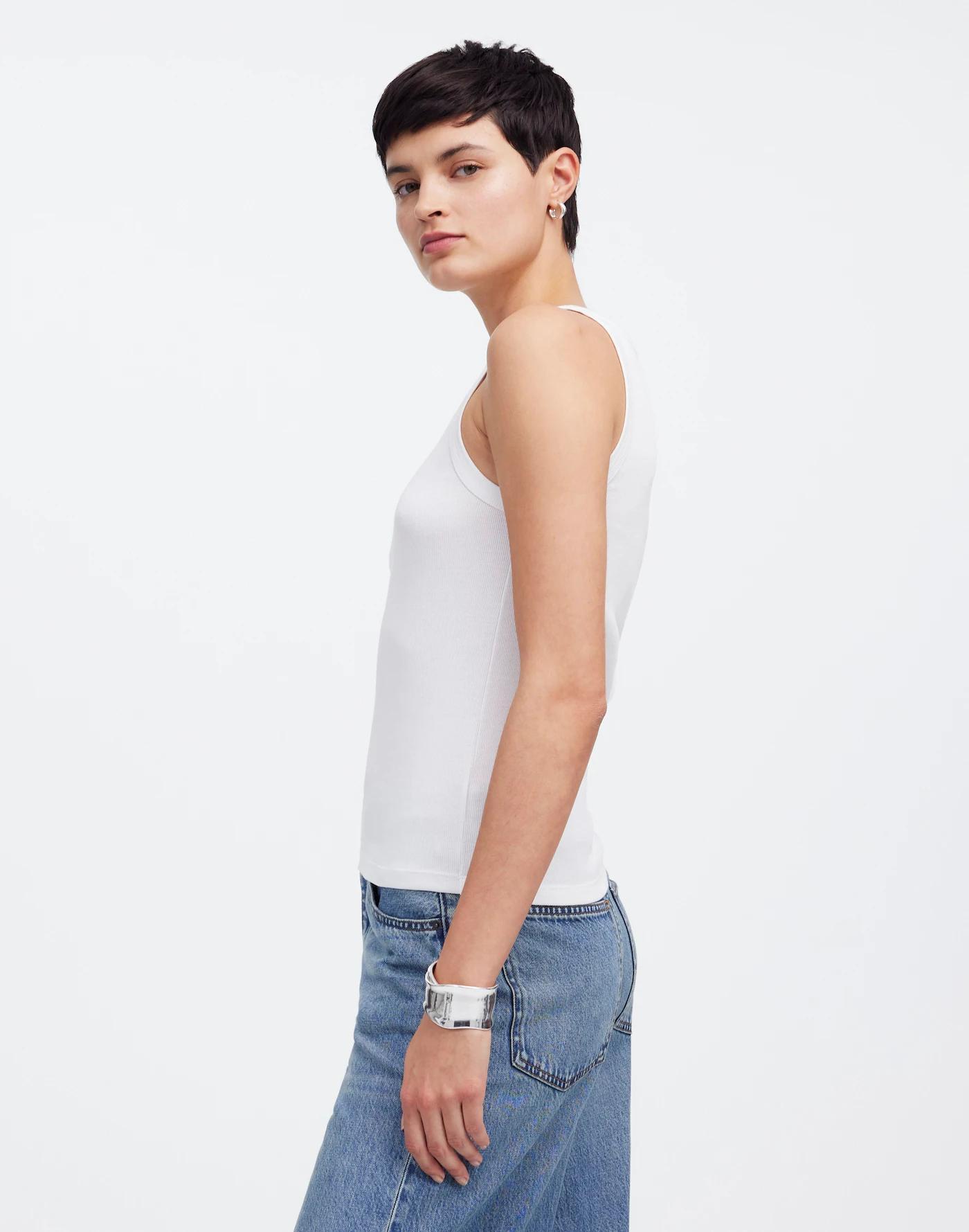 (Re)generative Cotton Essential High-Neck Tee Product Image