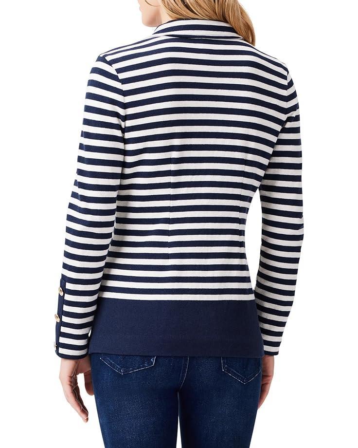 Mix Trim Knit Jacket Product Image