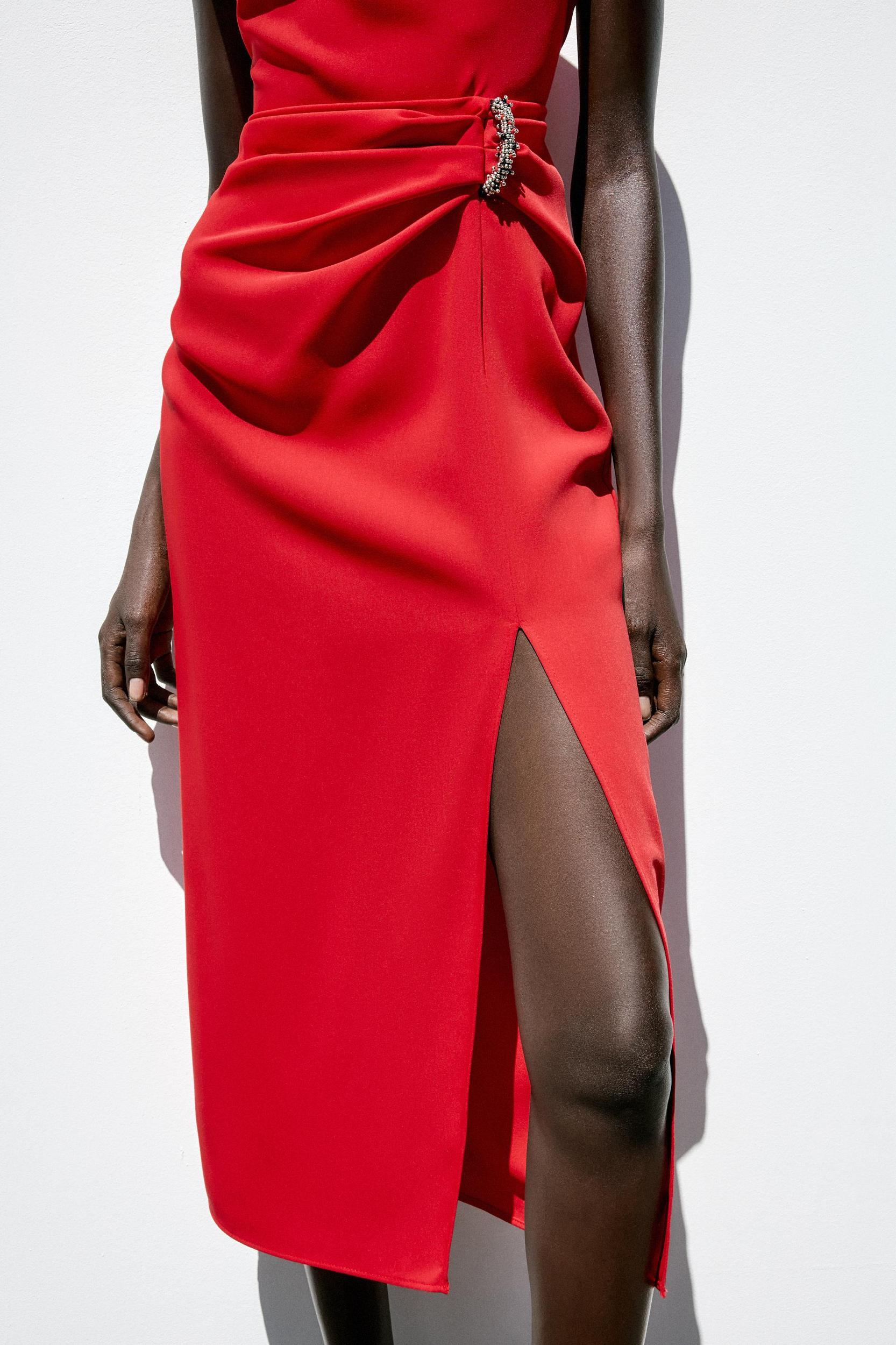 MIDI DRESS WITH HARDWARE Product Image
