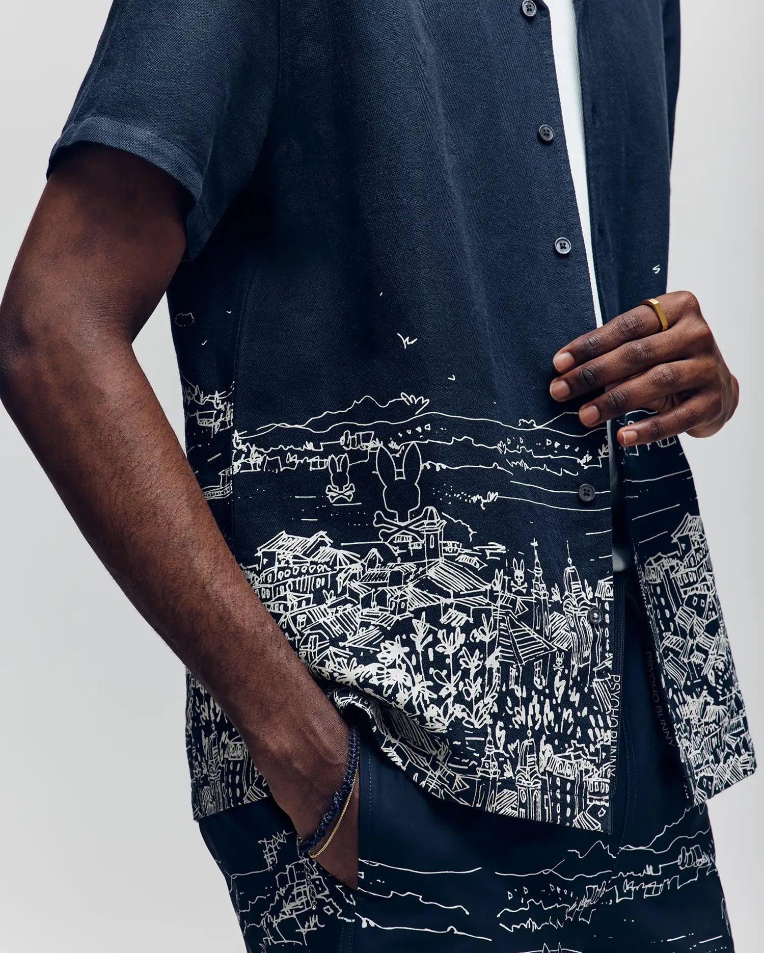 NAXOS LINEN BLEND SHIRT - MT0300014 Product Image